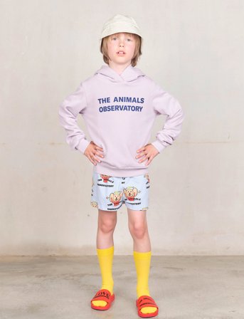 THE ANIMALS OBSERVATORY Taurus Kid Hoodie Lavand - Pink - 6 Y