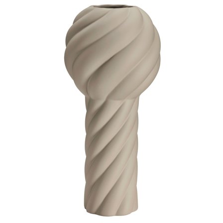 Cooee design Twist Pillar Vase 34 cm, sand | KitchenOne