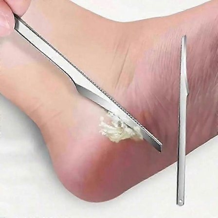 1 sæt Fod Callus Remover - Eksfolierende skraber til død hud og daglig fodpleje