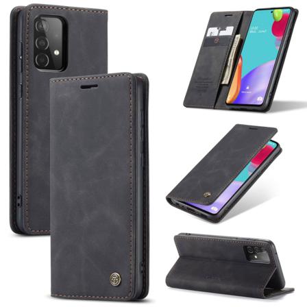 Caseme Plånboksfodral Svart Med Kortplats För Galaxy A52 4g/5g Svart