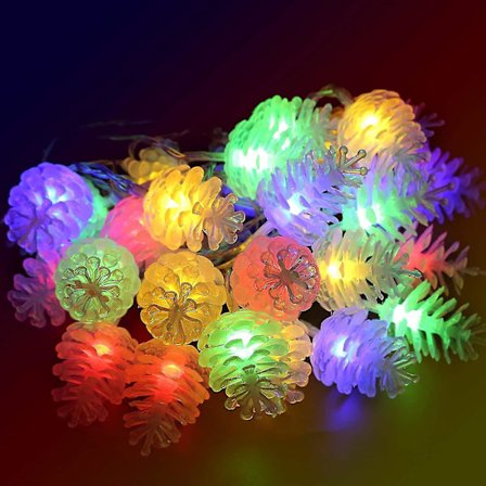 Julgran Kottar Ljusslinga 40 Led 6 Meter Fe Ljus För Semester Julgran Dekoration Inomhus Och Utomhus Hemträdgårdsbelysning Jul