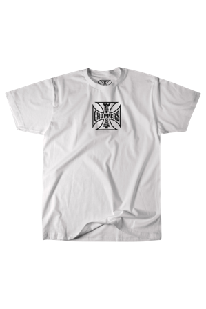 T-shirt West Coast Choppers Parts Wit/Zwart L