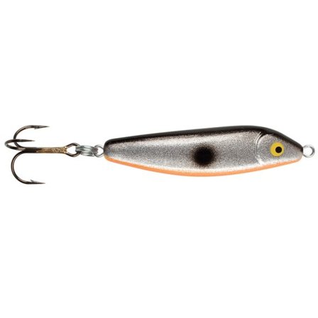 Falkfish Spöket 18g 60mm, Black Hot Orange Belly