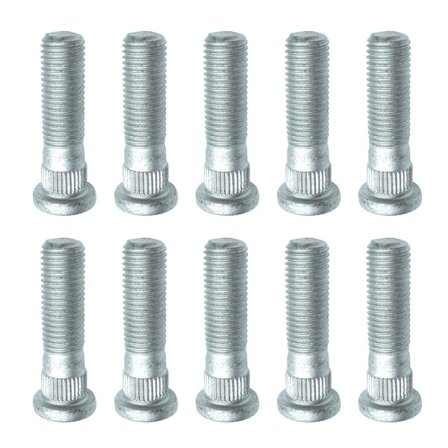 Fordon Hållbara Pålitliga 9mm Trailer Nav/Hjul Pressbultar Förlängda Hjulmutter Däck Skruv Fäste M12x1.5 10-pack