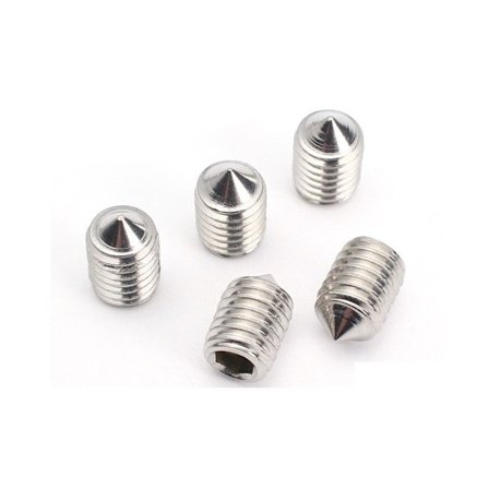 25 stk kjeglepunkt sekskantsokkel Grub skruer sekskantsokkel