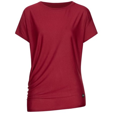 Super.natural Women's Yoga Loose Tee (2020) Women Short sleeved fitness sweater Red XS