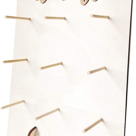 Donutvegg, kakealternativ donutveggstativ, donutveggfeste i tre KLB