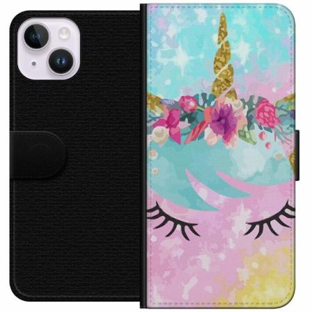 Apple Iphone 14 Plus Plånboksfodral Unicorn Enhörning
