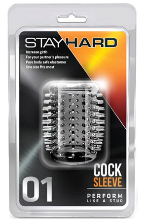 Kjøp Stay Hard Cock Sleeve 01 Clear - Penisoverdrag | God pris