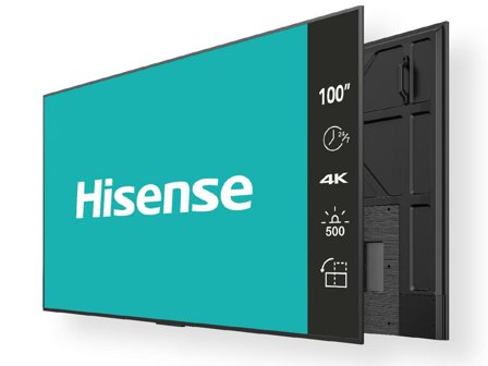 Hisense 100" 24/7 UHD 4K 500 nits Haze 25% | Wireless share | Android 11