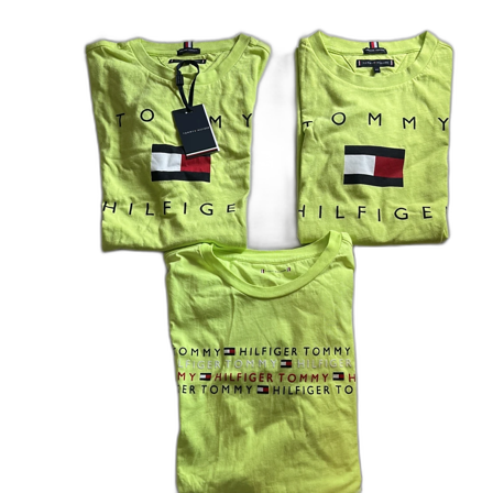 Gulgrön t-shirt Tommy Hilfiger