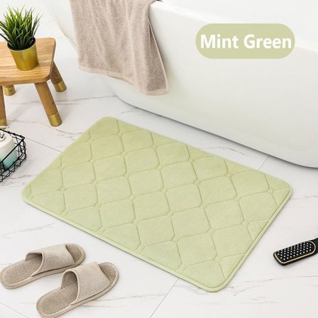 60x40cm Badmatta Superabsorberande MINTGRÖN Mint Green