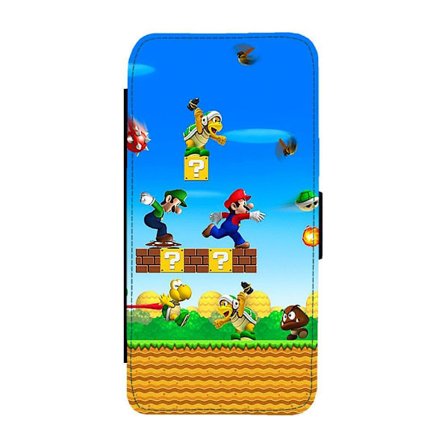 Super Mario iPhone 12/iPhone 12 Pro Flip Mobilfodral