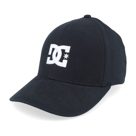DC - Black - flexfit - Cap - Cap Star Black Flexfit - Hatstore