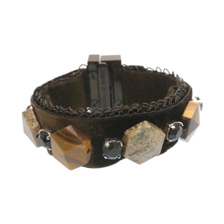 Louis Vuitton Vintage, Pre-owned Bracelet Bruin, Dames, Maat:ONE Size
