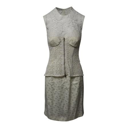 Stella McCartney, Lace Dress Biały, Kobieta, Rozmiar: M