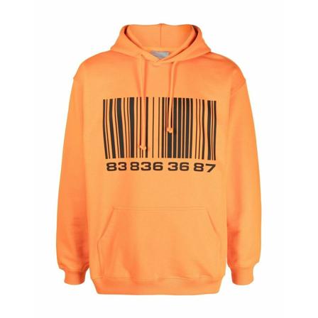 Vtmnts, Hoodies Pomarańczowy, Mężczyzna, Rozmiar: M
