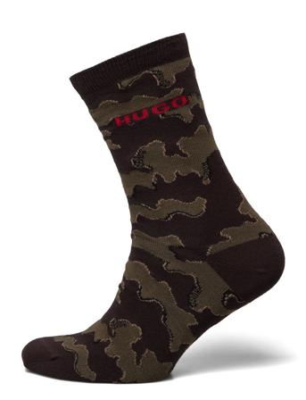 Qs Camo Cc Underwear Socks Regular Socks Multi/mønstret HUGO