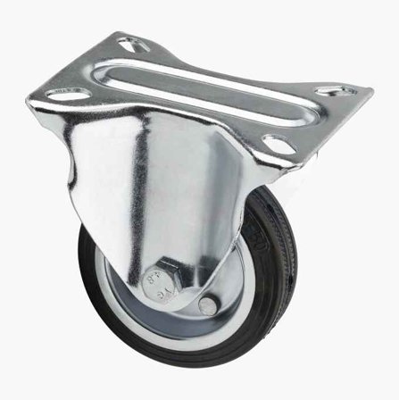 Fast hjul 25 x 80 mm