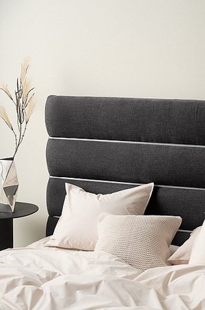 Jotex - Kopfteil 160 Cm Schwarz - KLIPPHOLMEN - Kaufe Bettkopfteile bei Jotex