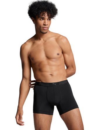 PUMA Puma Men Sport Microfiber Boxers 2P - Black - XL