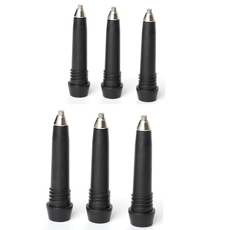 6 stk Gummibelagte Vandrestavstips - Erstatning for Vandrestav