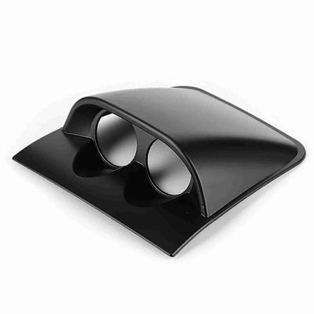 2in Instrumentpanel Måler Pod Dobbelt Hul Bil Måler Holder Beslag Universal Auto Tilbehør Sort