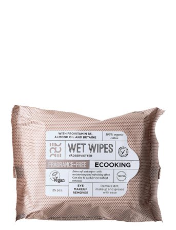 ECOOKING Wet Wipes Fragrance Free - Nude - 25 pcs
