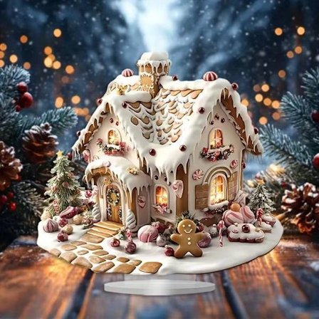 20 cm juldekoration, hängande hantverk juldekoration-3