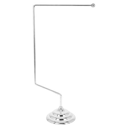Mini Flag Holder Bordflagstativ Bordflagstang Indendørs Flagstativ Skrivebordsflagbase Skrivebordsflag Silver 31x16cm