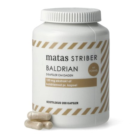 Matas Striber Baldrian 200 stk, Helse & Madvarer, Ingredienser, Baldrian