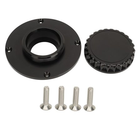 Polttoainesäiliön korkki alumiinista pyörivä avautuva bensatankin korkki K-sarjaan K1 K75 K100 K1100 RS RT S C LT kiiltävä musta