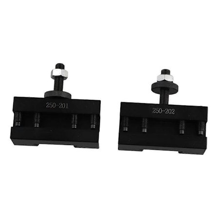 2 st Snabbväxlande CNC Svarv Verktygsstolpe Vändande Fasthållare för Svarvar Verktyg-250-201 & 250-20