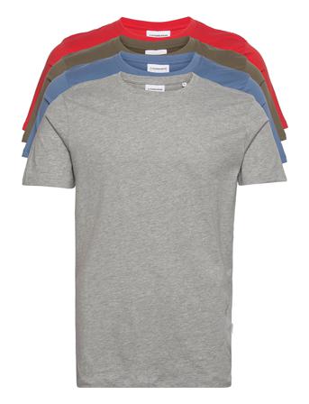 Basic Tee S/S T-shirts Short-sleeved Multi/mönstrad Lindbergh