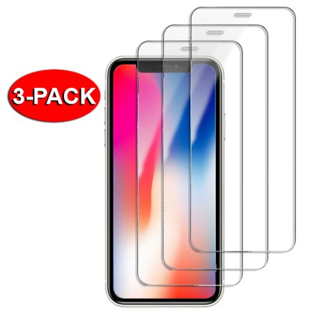 3-Pack - iPhone Xs MAX / 11 Pro MAX Skjermbeskytter i herdet glass