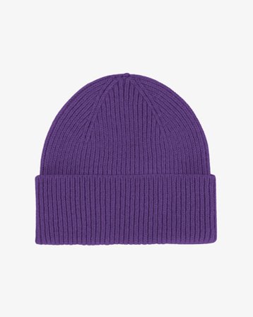 Merino Wool Beanie - Ultra Violet - Female - One Size - Sustainable material - Ethical production