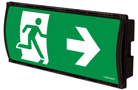 ThorgeOn Nødlys 5W LED Sort