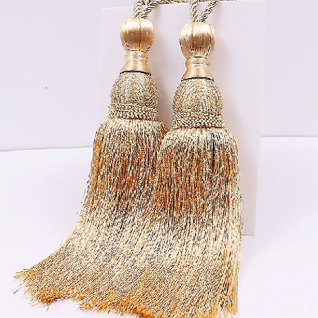 Hjemmegardin Tieback, Gardin Clips Reb Tie Band, Tassel Tie Gardin Holder