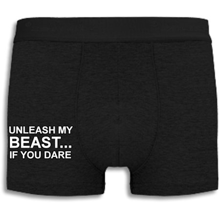 Boxershorts - Unleash my beast...