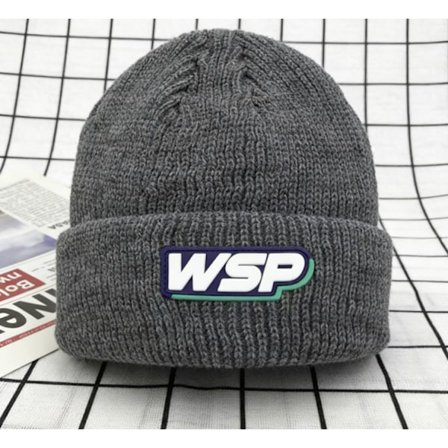 Unisex vinter vindtett og varm strikket lue, stilig og allsidig - Grå