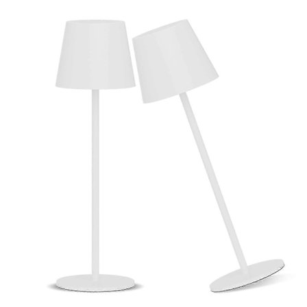 2 kpl valkoisia ladattavia LED-pöytävalaisimia, akkukäyttöinen ulkovalaisin 3W 5000mAh SZRH A-C