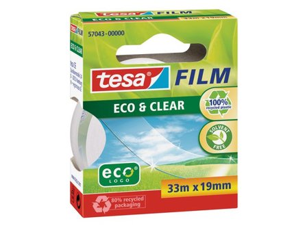 tesa Kontorstejp TESA Eco 33mx19mm - Lyreco - Kontorsmaterial - Tejp lim och häftmassa - Tejp - Kontor