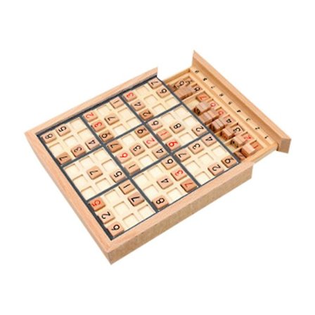 Sudoku-leke i tre med ni ruter, Logisk tenketrening for barn, Puslespillbrett