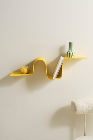 Jotex - Vegghylle Gul - CATERPILLAR - Kjøp Barneskap & barnehyller hos Jotex