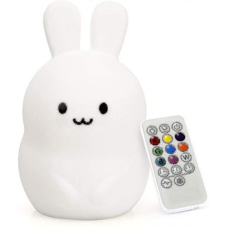 Led Nursery Night Lights For Kids -usb Rechargeable Animal Silicone Lamps With Touch Sensor And