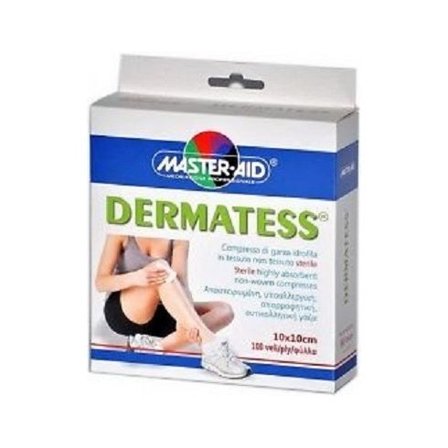 Dermatess Garza TNT 10x10cm 100 Pezzi Alta Qualità Medica