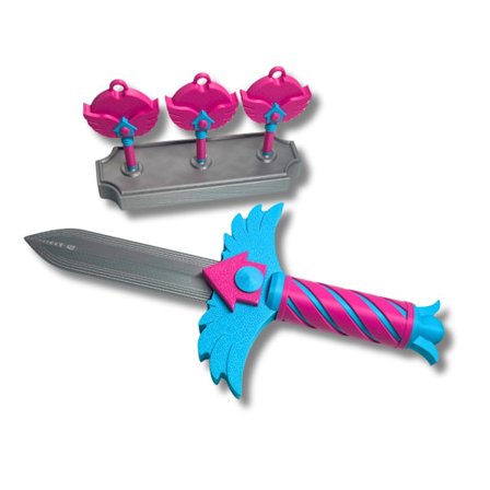 Squid Game 3 nycklar och kniv med nyckelhål - inte vass