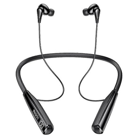 YESIDO YSP22 ENC Støjreduktion Bluetooth-kompatible 5.3 Hovedtelefoner Nakkeøretelefoner med LED-strøm