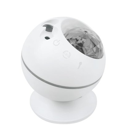 LED månestjernehimmel projeksjonslampe vannmønster laserkule stjernehimmel lampe USB fjernkontroll fargerik bluetooth musikklampe