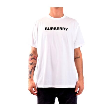 Burberry, T-Shirts Biały, Mężczyzna, Rozmiar: M